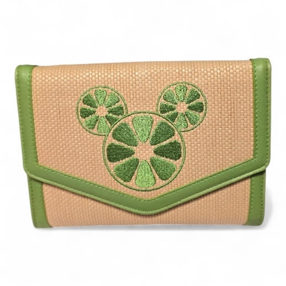 NWT Buckle Down Mickey Mouse Lime Women's Clutch